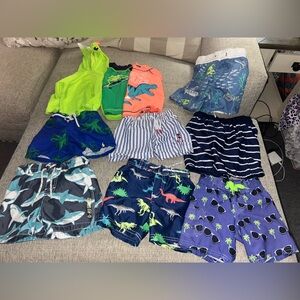 Colorful Kids' Swim Shorts Collection 10 pieces boys size 2T